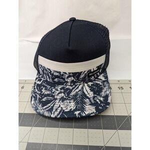 Billabong Trucker Hat Blue Floral Snapback Cap
